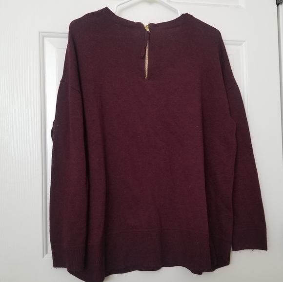 H&M Crew Neck Maroon Sweater Large - Picture 2 of 4